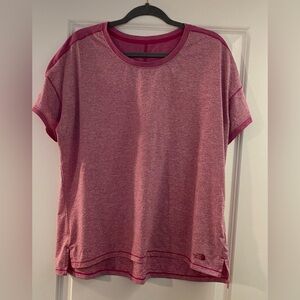 The North Face T-Shirt Short Sleeve Tee Pink Dri-Fit Sz XL Gently Used Condition